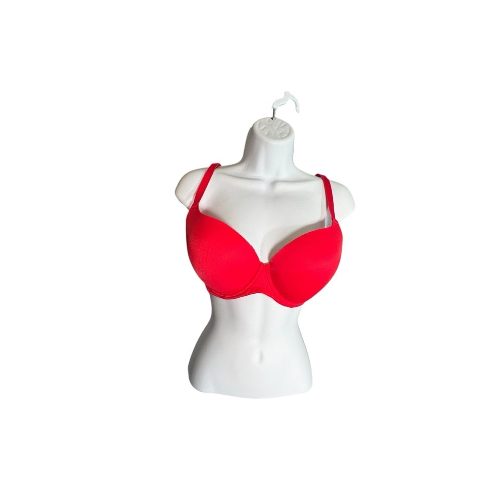 Victoria’s Secret PINK Red Wear Everywhere Lightly Lined Bra 34DDD G75